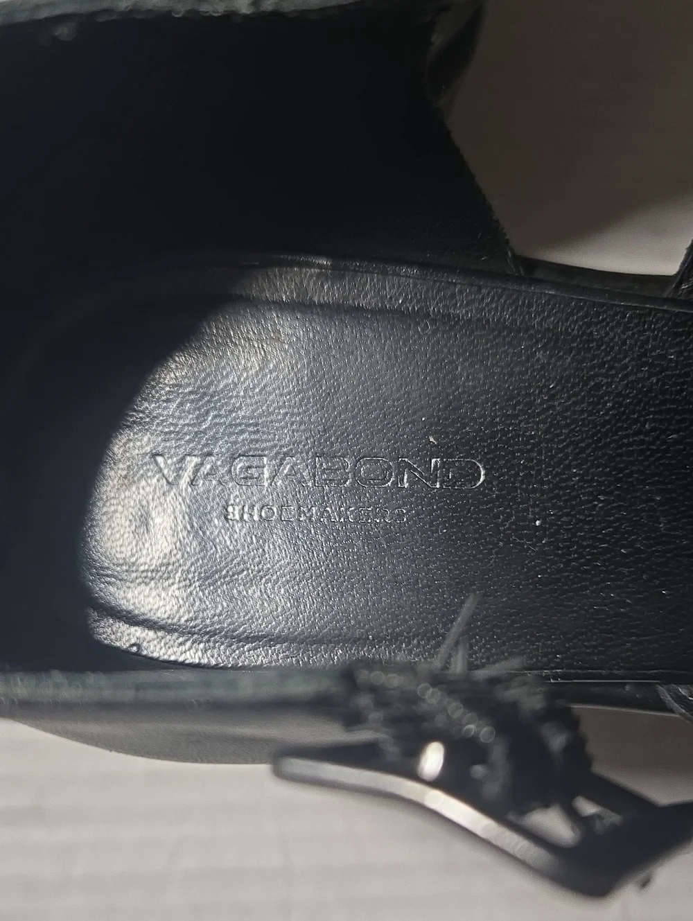 Vagabond Black Platform Mary Jane Heels -